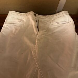 Just Black Large White Skirt NWOT